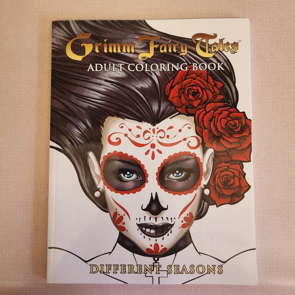 Grimm Fairy‎ Tales 47 page Adult coloring book different seasons by Zenescope